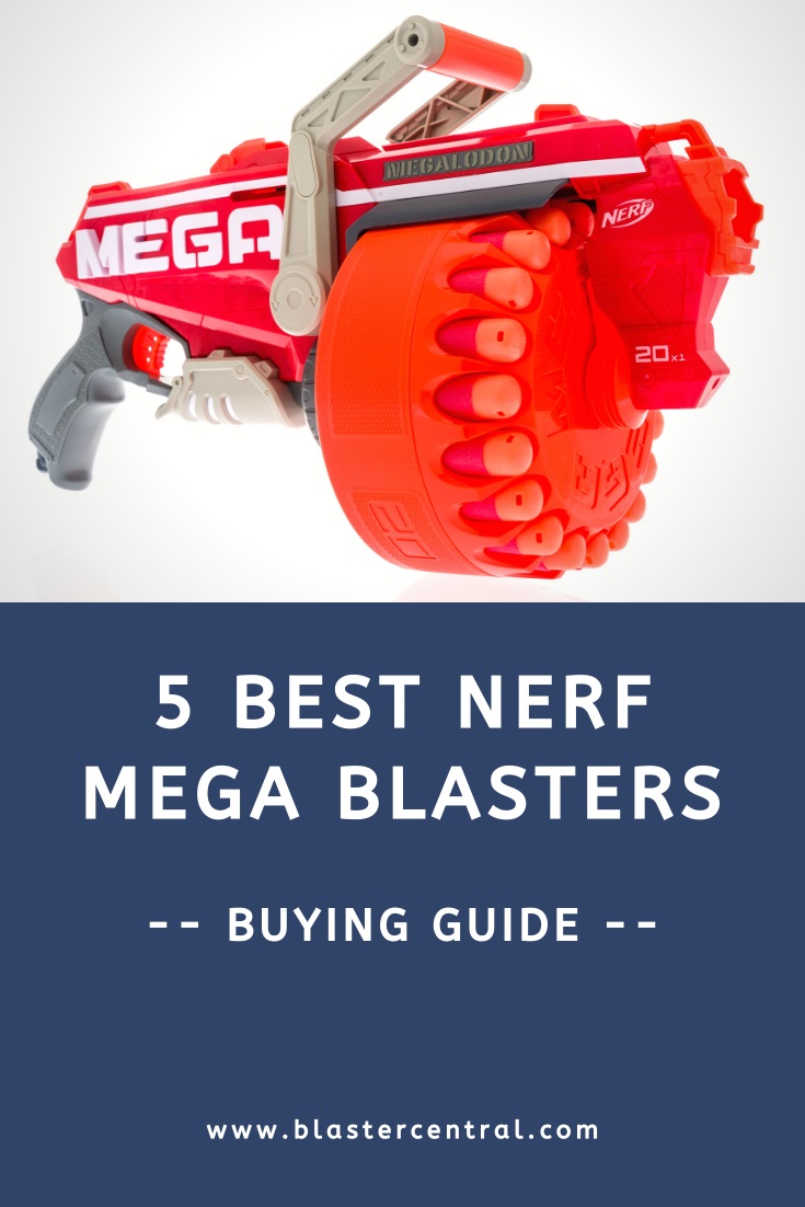 NERF N-Strike Elite Centurion Blaster MEGA Series Ice Blue Special Edition  Works