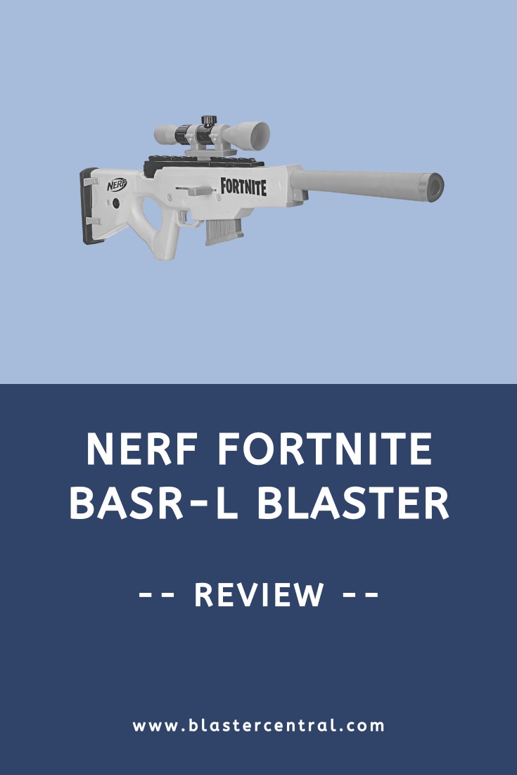 Nerf Fortnite BASR-R Sniper Gun Dart Blasting