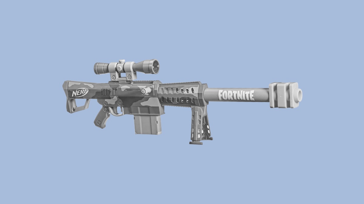 Nerf Fortnite Heavy Sniper Rifle - Nerf Barrett 50 Cal [4K] 